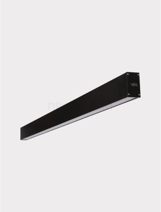 Линейный светильник VSL Trade Brick 23-2780-840-Д подвесной и накладной с прозрачным рассеивателем 120°